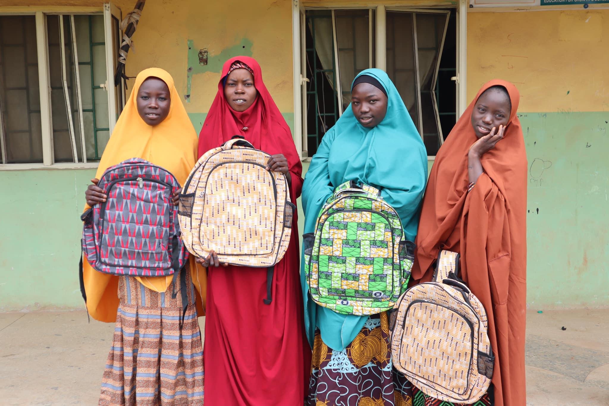 We're standing with girls in camps for internally displaced persons in Nigeria